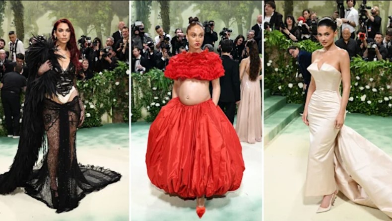 Rita Ora Turns Heads at the 2024 Met Gala with a Bold Open-Sided Dress